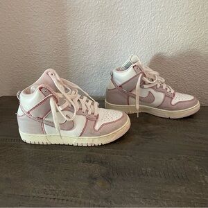 Nike Dunk Hi 1985 Barely Rose Denim Casual Shoe DQ8799-100 Men's Sz 6